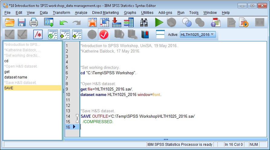 spss sav file format