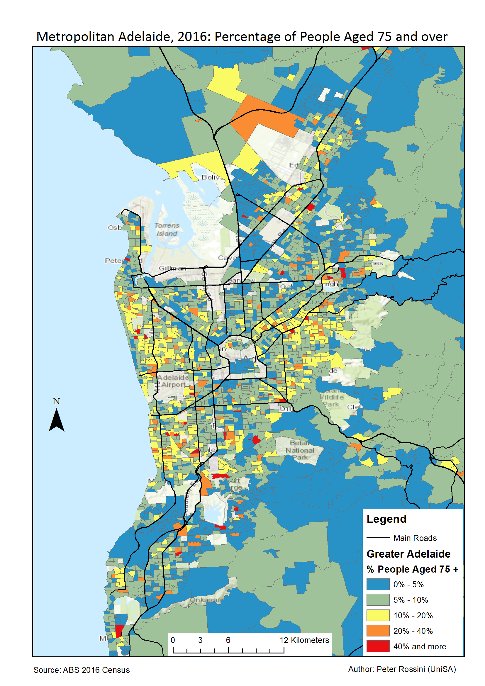 Census 2016 Maps for Adelaide