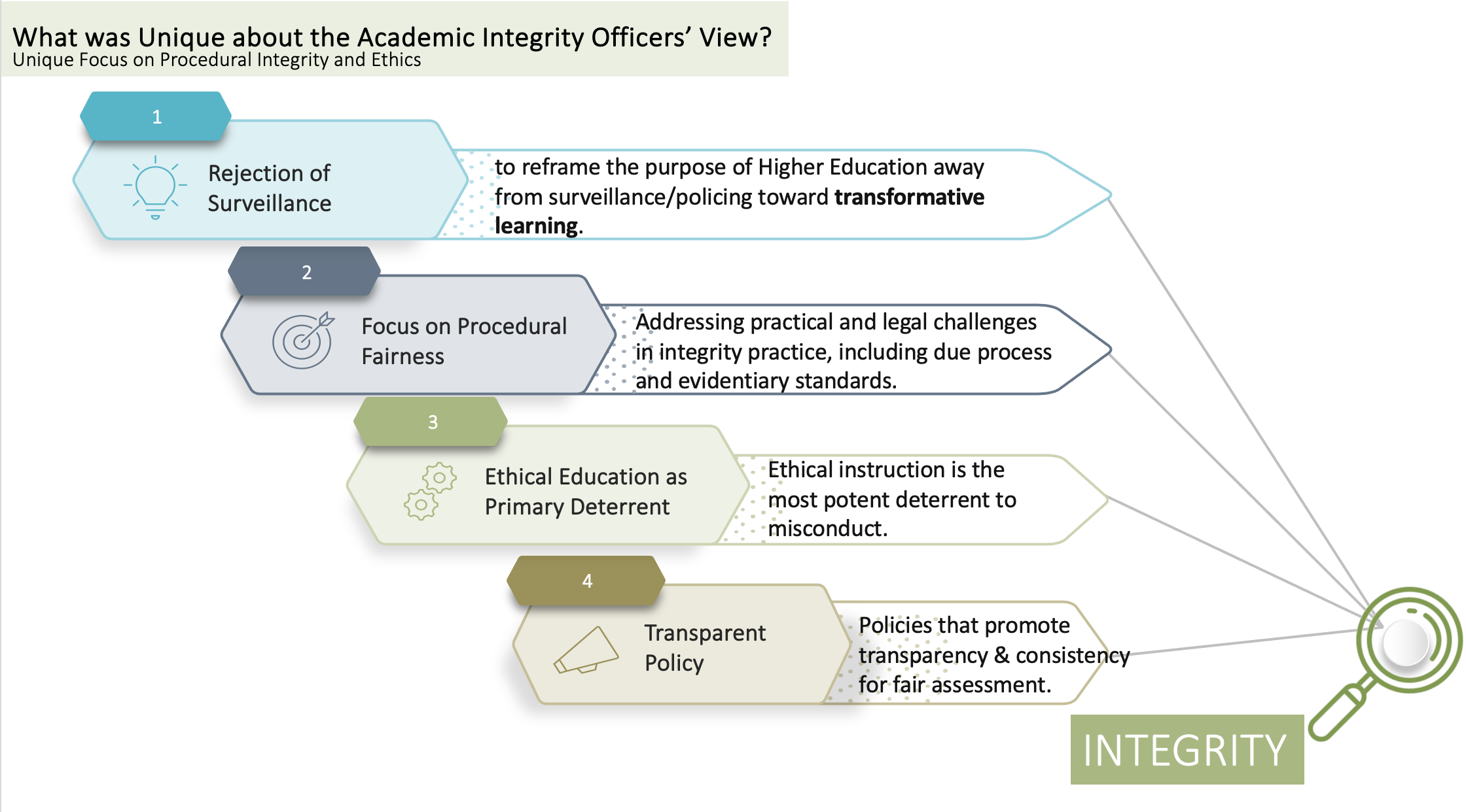 What was unique about the AOIs view?