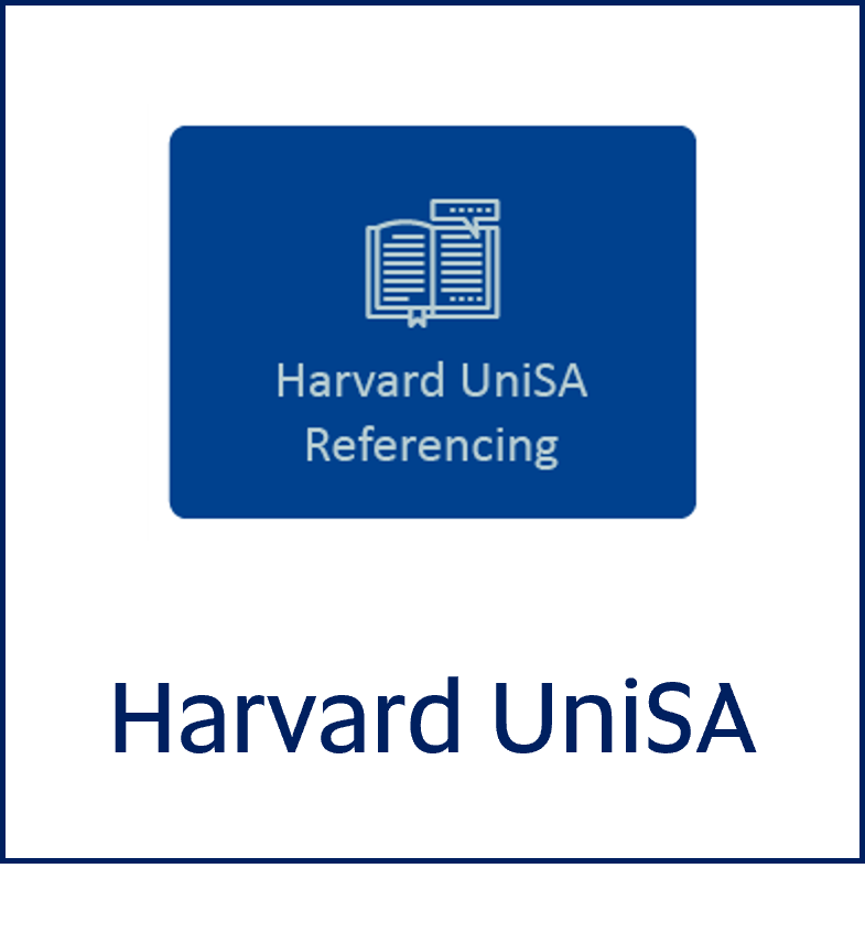 Click here for resources on Harvard UniSA style