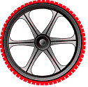 wheel with tyre highlighted